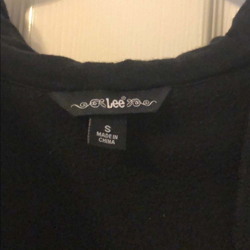 Lee Double Breasted sweatshirt peacoat hoodie EUC - Picture 6 of 7